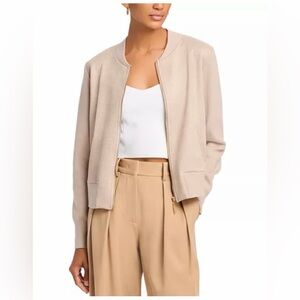 Sioni Beige Bomber Jacket